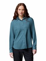 Blusa Manga Larga Mujer Silver Ridge Utility Azul Columbia