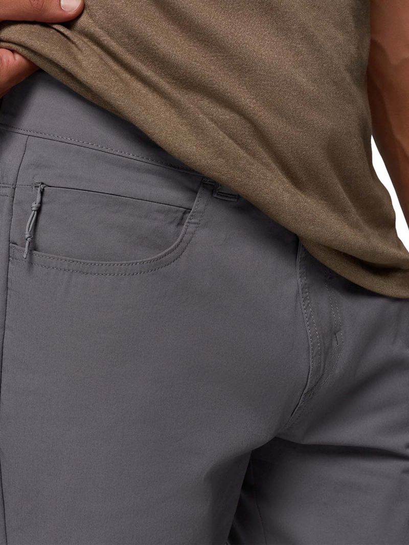 Pantalón Hombre Roc 5 Pocket Gris Columbia