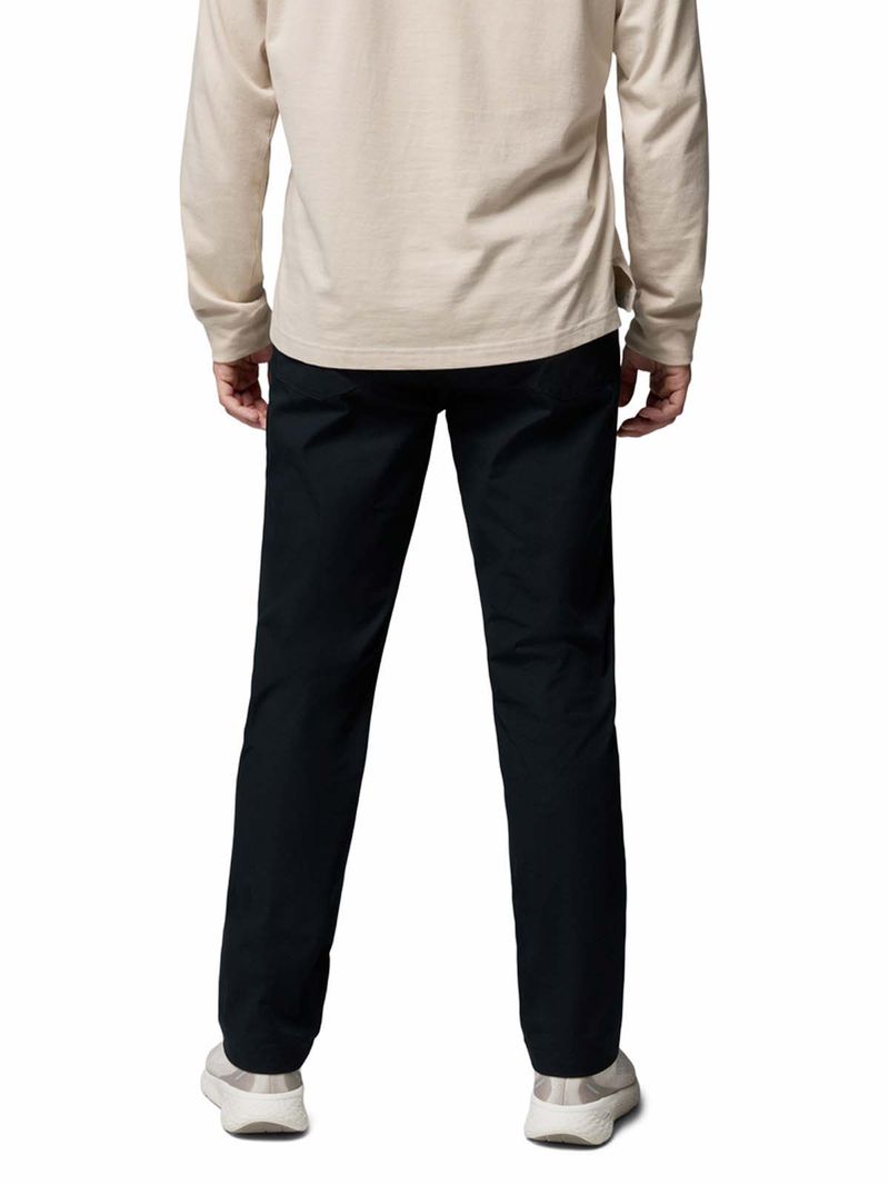 Pantalón Hombre Roc 5 Pocket Negro Columbia