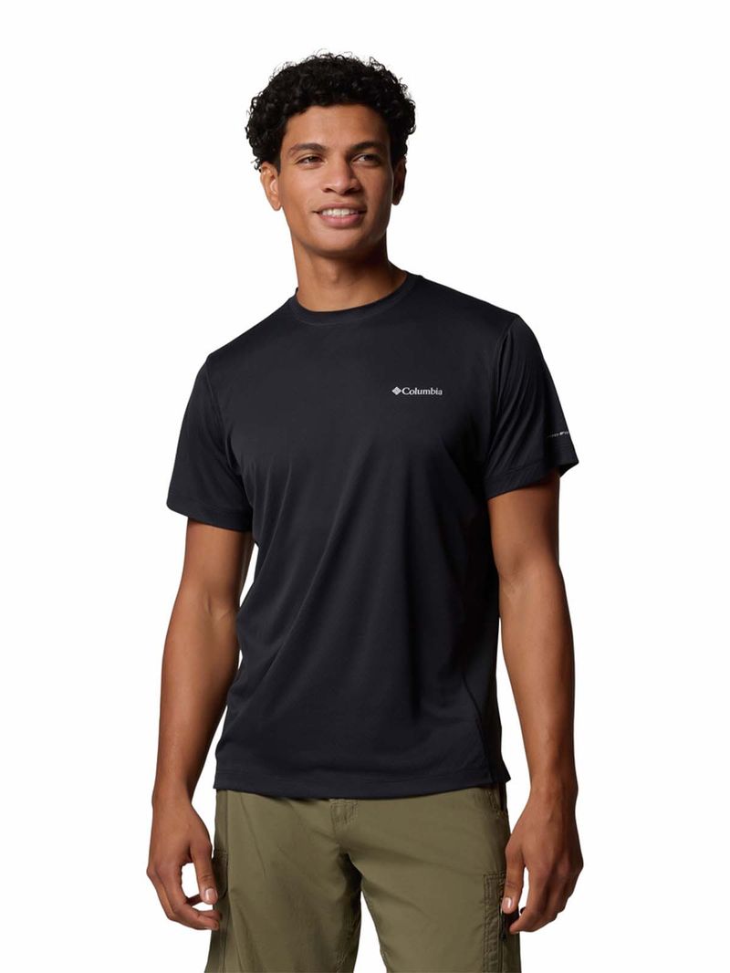 Polera Manga Corta Hombre Zero Rules Light Negro Columbia