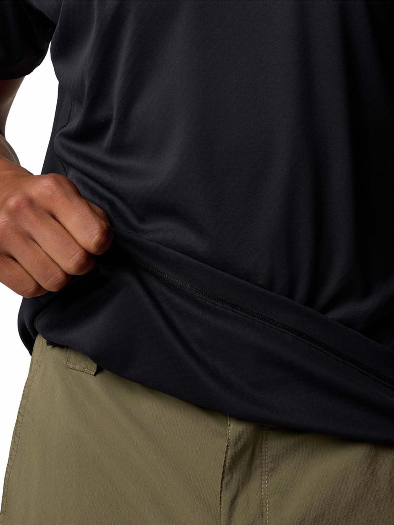 Polera Manga Corta Hombre Zero Rules Light Negro Columbia