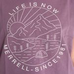 Polera Manga Corta Mujer Hata Morado Oscuro Merrell