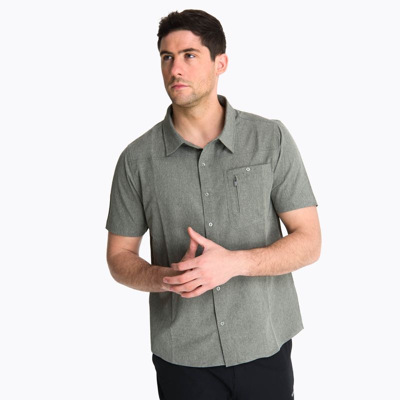 Camisa-Hombre-Petteril-Verde-Oliva-Merrell