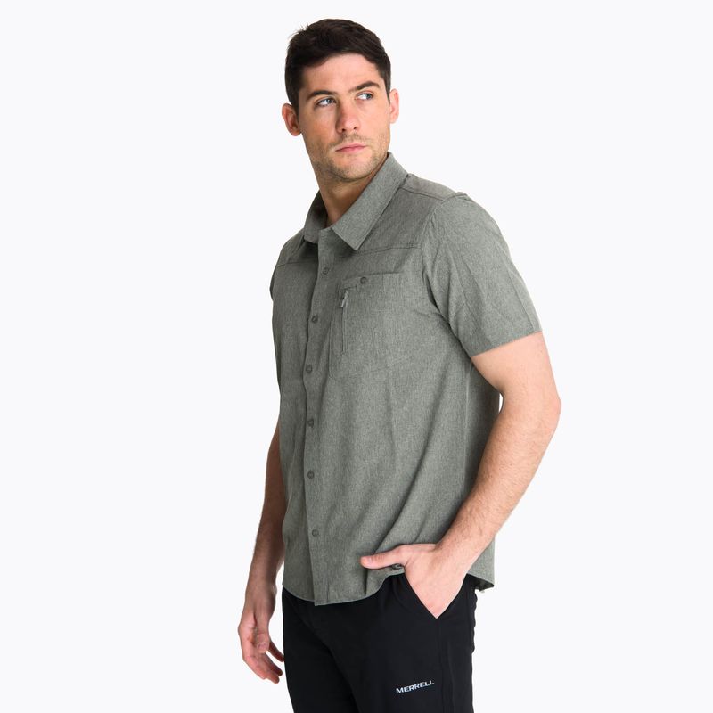 Camisa-Hombre-Petteril-Verde-Oliva-Merrell