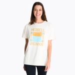 Polera Manga Corta Mujer Kirikiri Crema Merrell