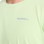 Polera Manga Corta Hombre Birdsville Verde Claro Merrell