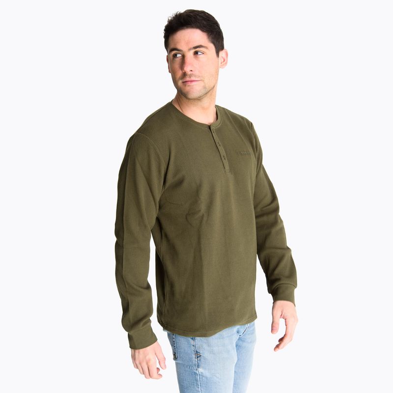Polera-Manga-Larga-Hombre-Waffle-Verde-Oscuro-Merrell