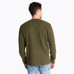 Polera-Manga-Larga-Hombre-Waffle-Verde-Oscuro-Merrell