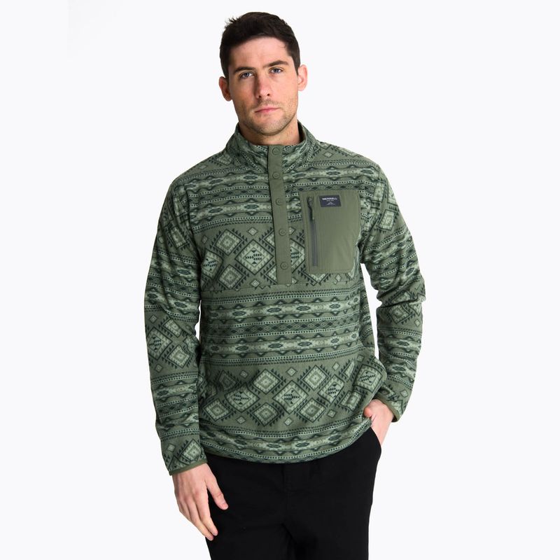 Polar-Hombre-Microfleece-Christ-Verde-Oscuro-Merrell