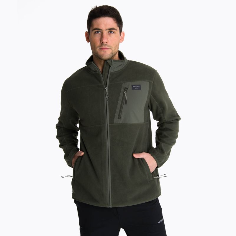 Polar-Hombre-Microfleece-Wellington-Verde-Oscuro-Merrell