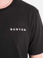 Polera Manga Corta Hombre Chest Negra Burton