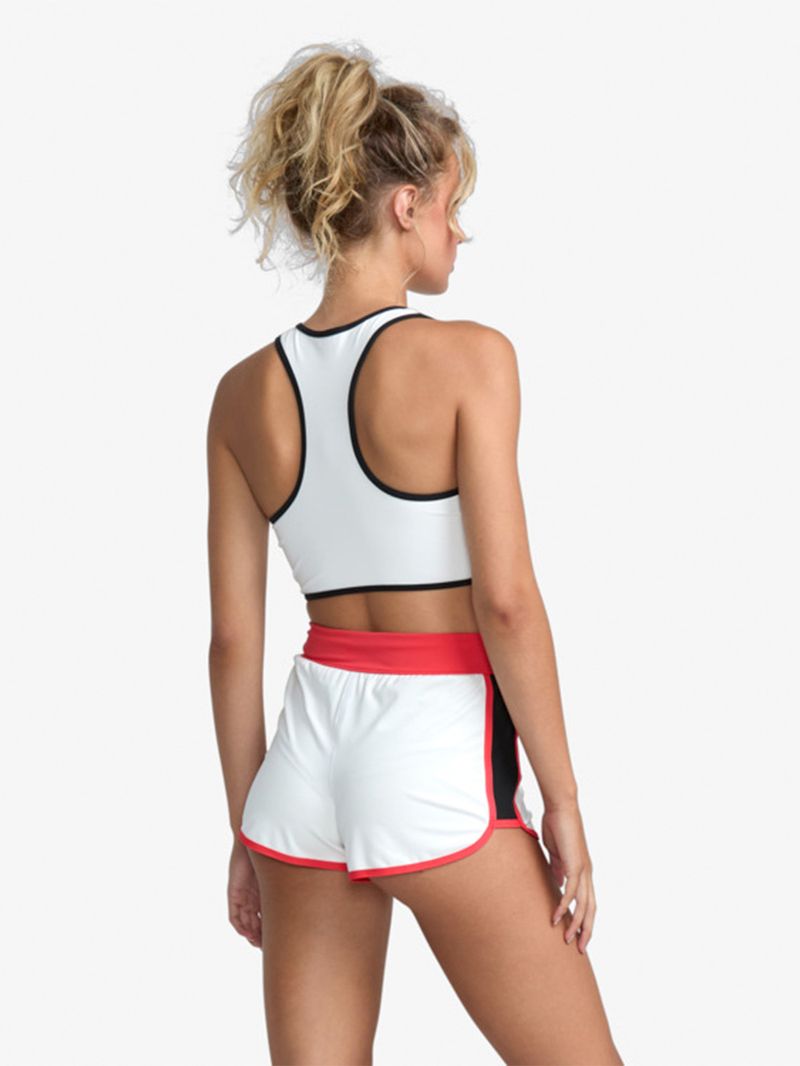 Short Mujer Aren Retro Sport Blanco RVCA