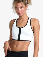 Peto Mujer Aren Zip Up Sport Blanco RVCA