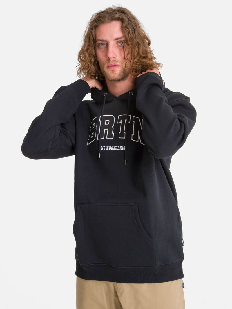 Polerón Hombre College Hoodie Negro Burton