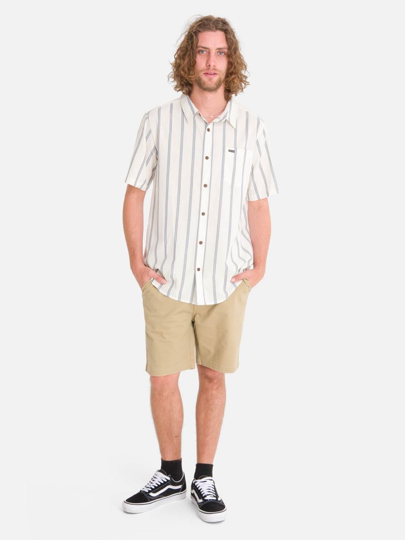 Camisa m/c Hombre Classic lines Multicolor Burton