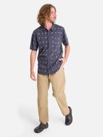 Camisa m/c Hombre Valley Azul Burton