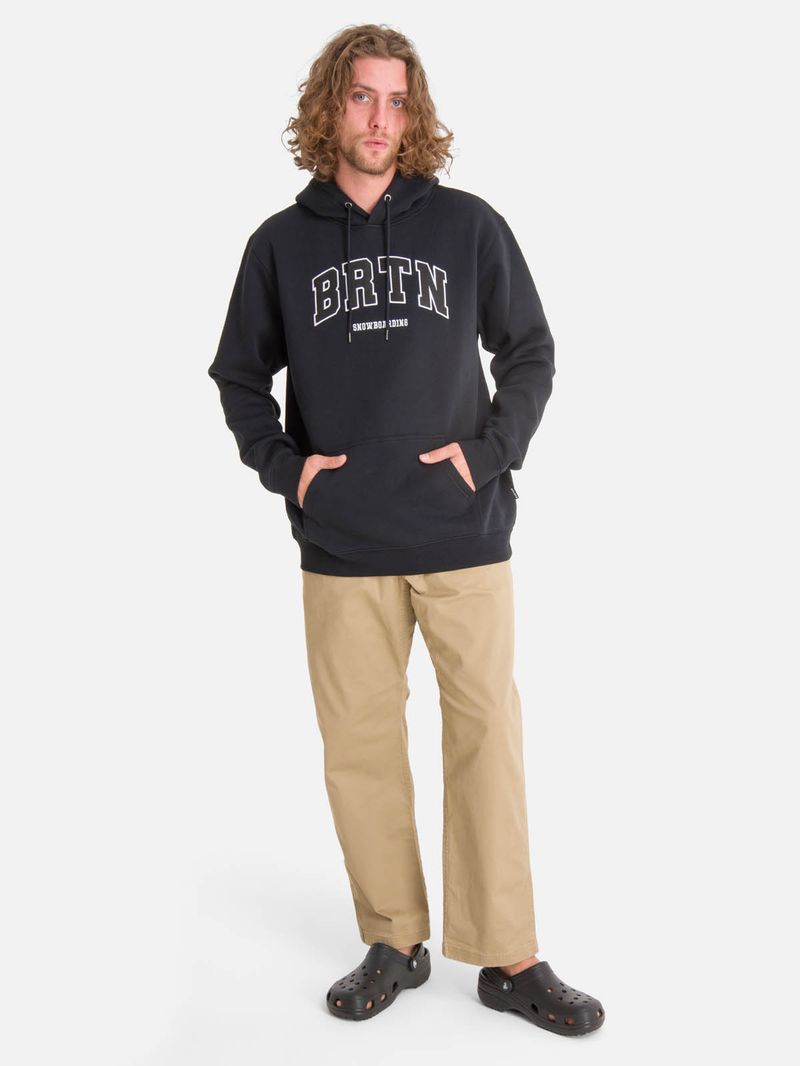 Polerón Hombre College Hoodie Negro Burton