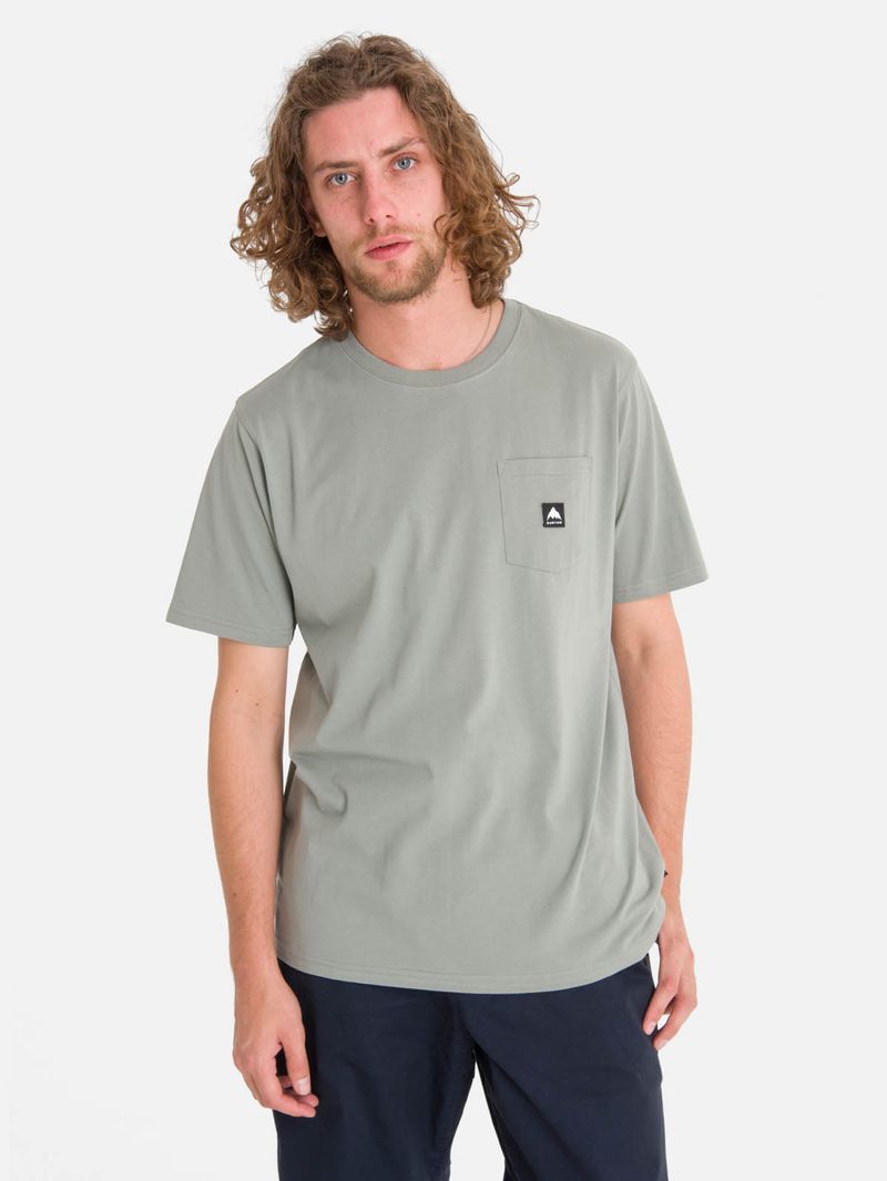 Polera m/c Hombre Colfax tee Verde Burton