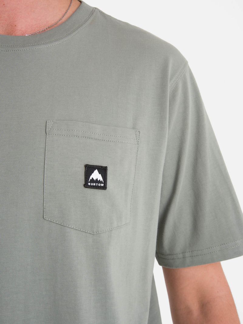 Polera m/c Hombre Colfax tee Verde Burton