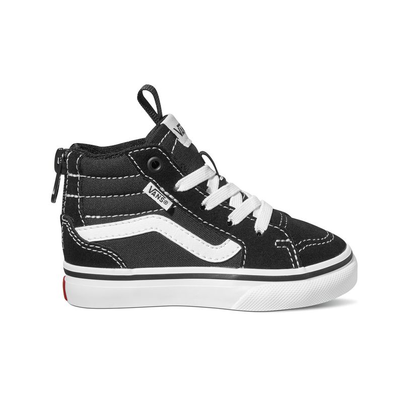 Zapatillas TD Filmore Hi Zip (Suede/Canvas) Black/White