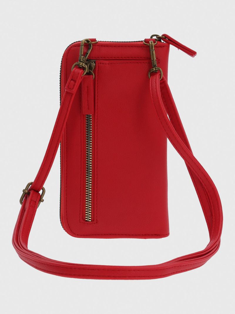 Cartera Mujer Hila Crossbody Rojo Azaleia