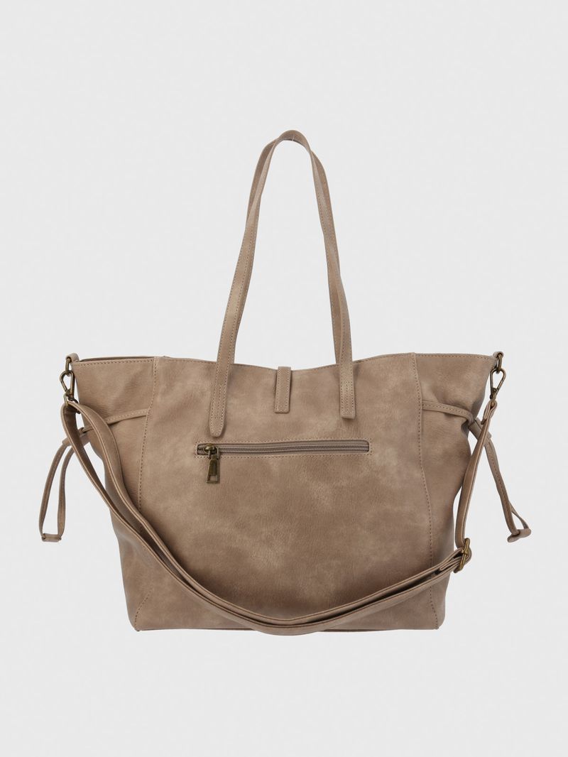 Cartera Mujer Justina Tote Café Azaleia