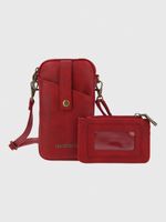 Cartera Mujer Esther Cross Rojo Azaleia