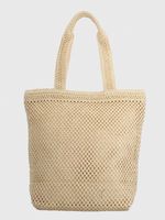 Cartera Mujer Rafia Tote Beige/Crudo Azaleia