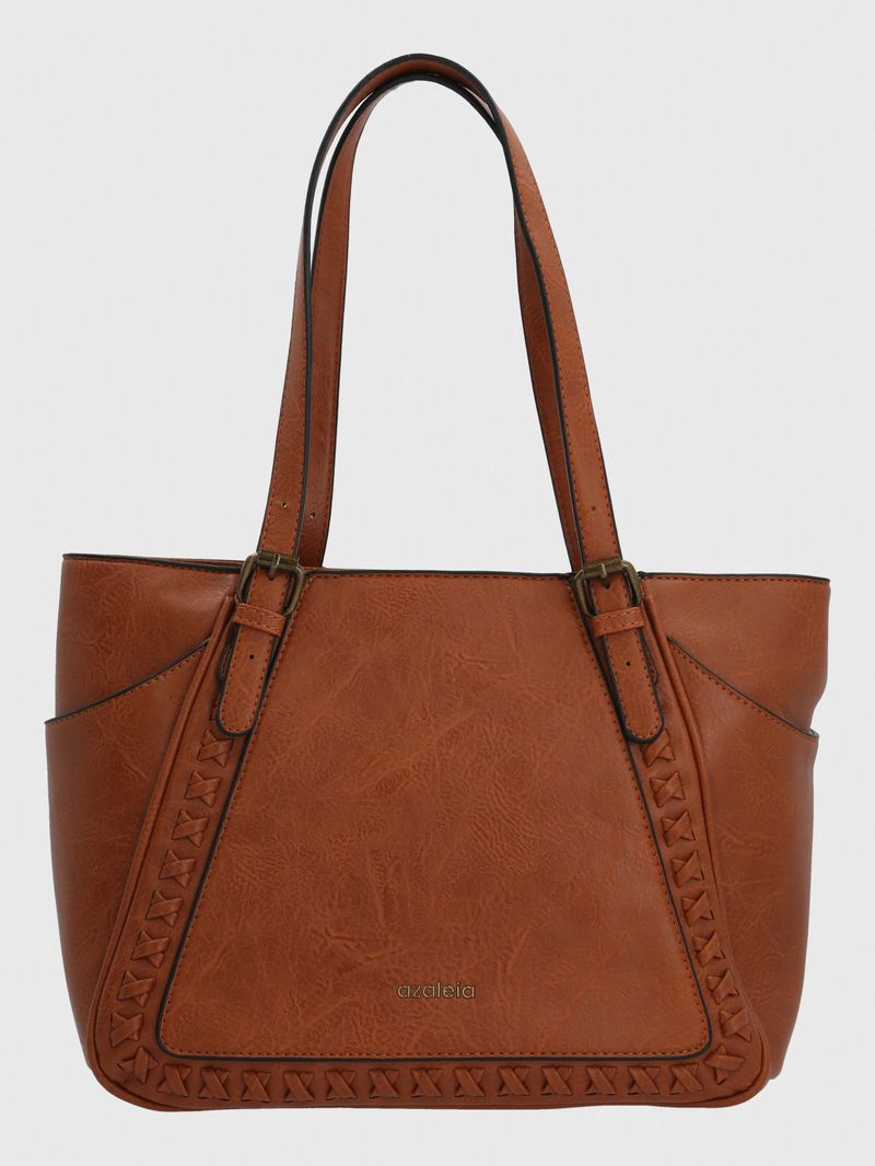 Cartera Mujer Julia Tote Café Azaleia