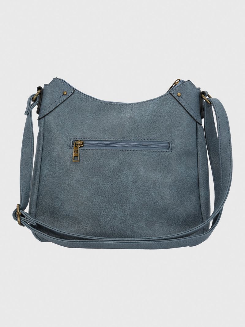 Cartera Mujer Martita Cross Azul Azaleia