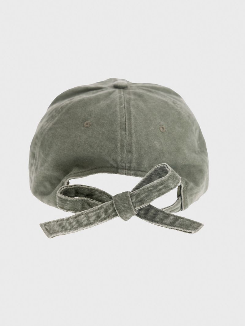 Jockey Algodón Mujer Band Cap Verde Azaleia