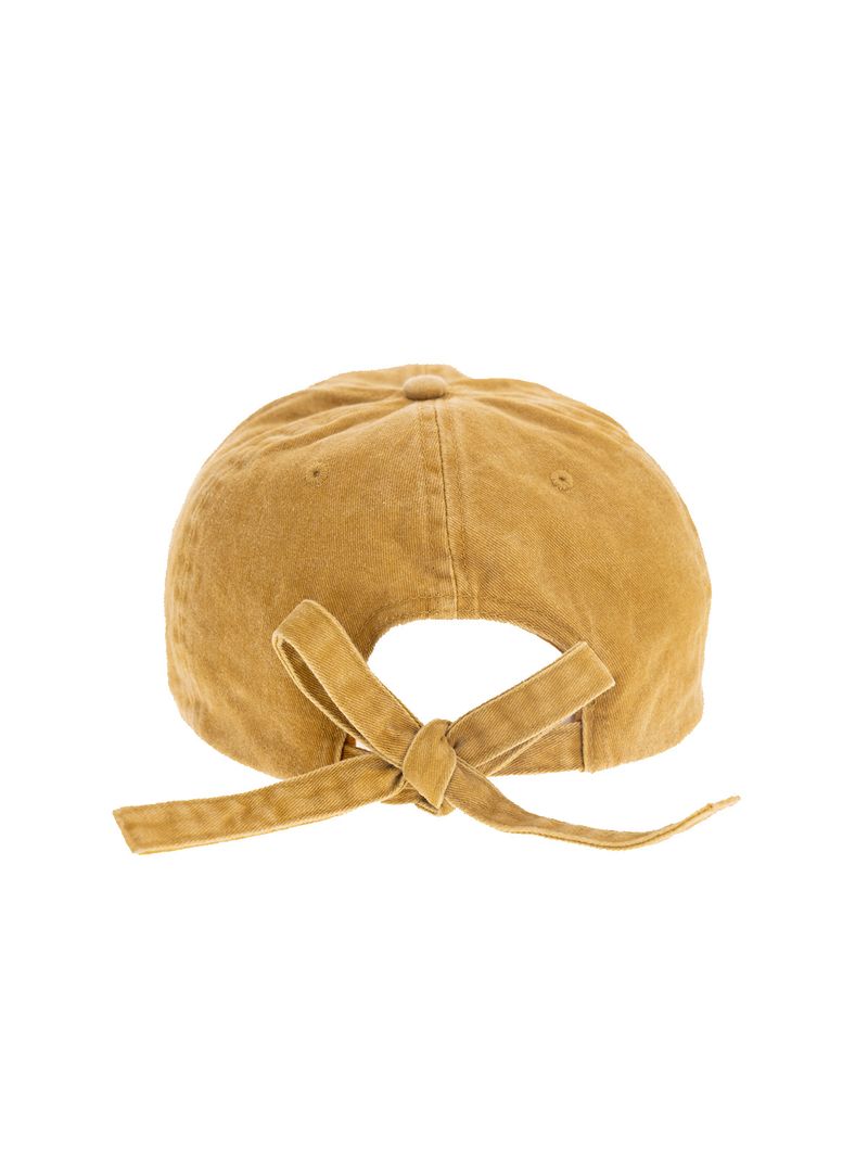 Jockey Algodón Mujer Band Cap Beige/Crudo Azaleia