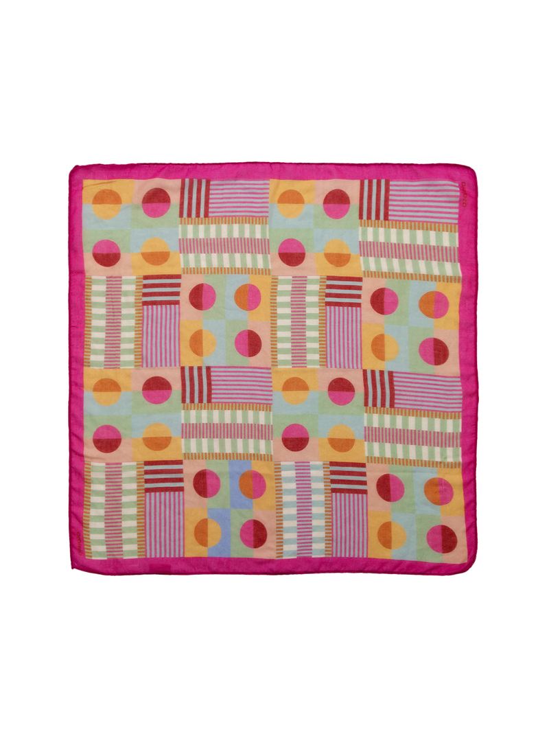 Pañuelo Mujer Artdeco Scarf Rosado Azaleia