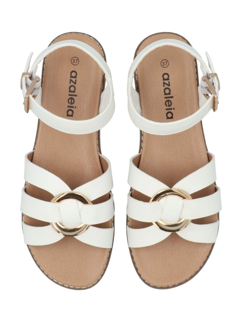 Sandalia Mujer Yona Blanco Azaleia