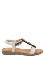 Sandalia Mujer Daniela Natural Azaleia