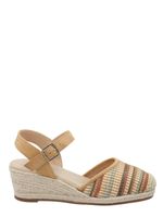 Alpargata Mujer Cedrina Beige Multi Azaleia