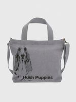 Cartera Textil Mujer Canvasdog Tote Gris Hush Puppies