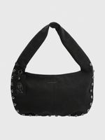 Cartera Ecocuero Mujer Taffy Hobo Negro Hush Puppies