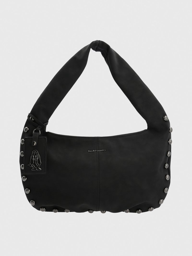 Cartera Ecocuero Mujer Taffy Hobo Negro Hush Puppies