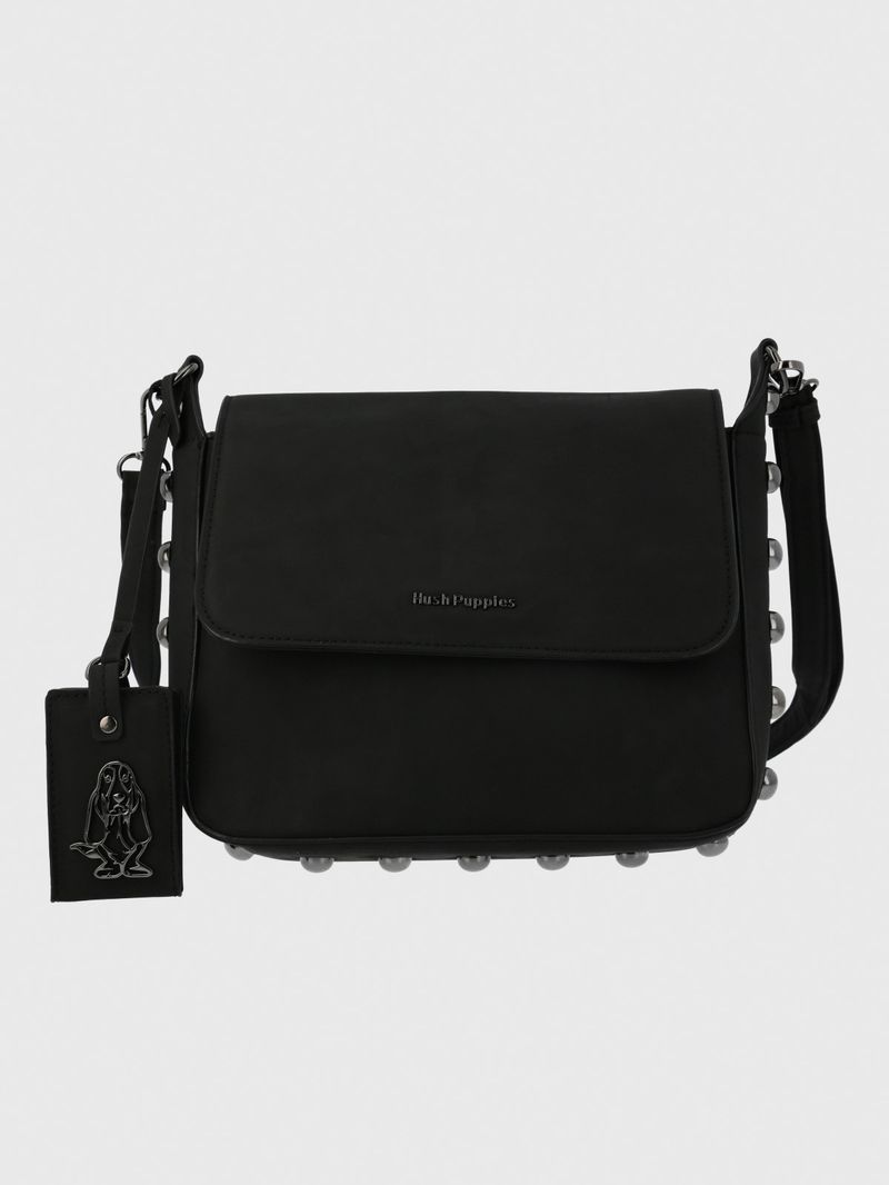 Cartera Ecocuero Mujer Talt Cross Negro Hush Puppies