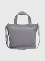 Cartera Textil Mujer Canvasdog Tote Gris Hush Puppies