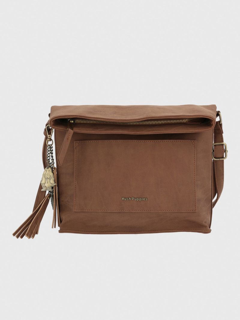 Cartera Ecocuero Mujer Darren Cross Café Hush Puppies