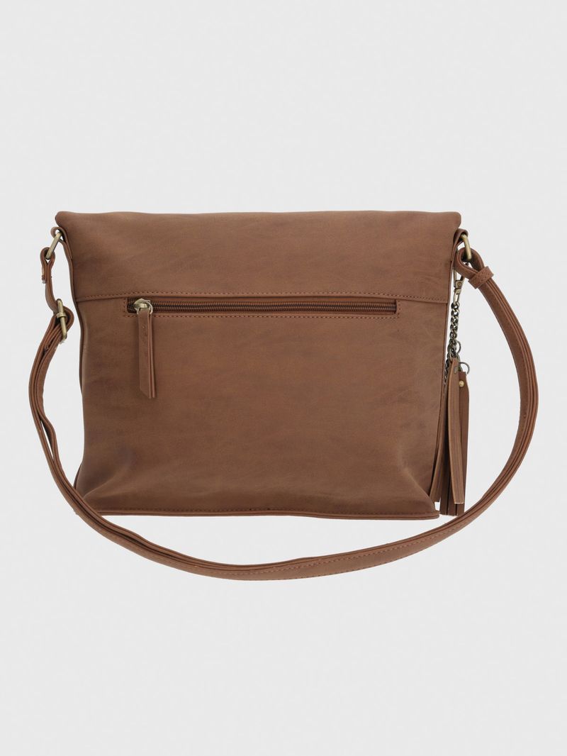 Cartera Ecocuero Mujer Darren Cross Café Hush Puppies