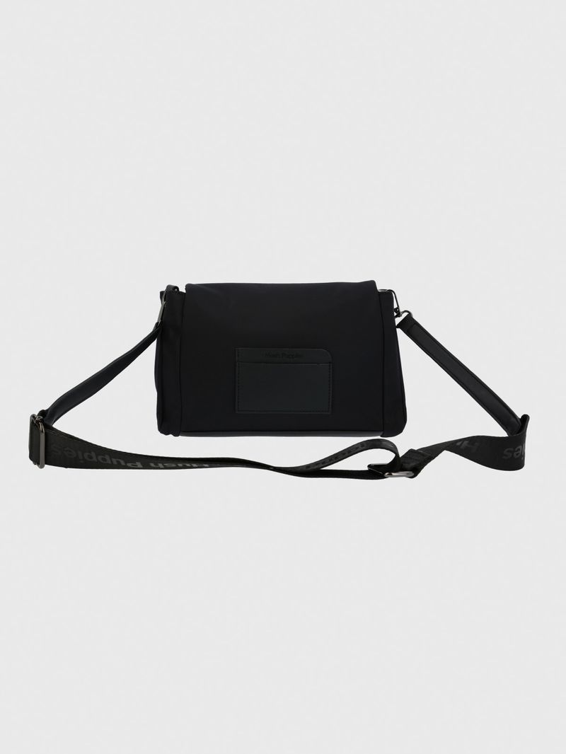 Cartera Poliéster Reciclado Mujer Rehman Cross Negro Hush Puppies