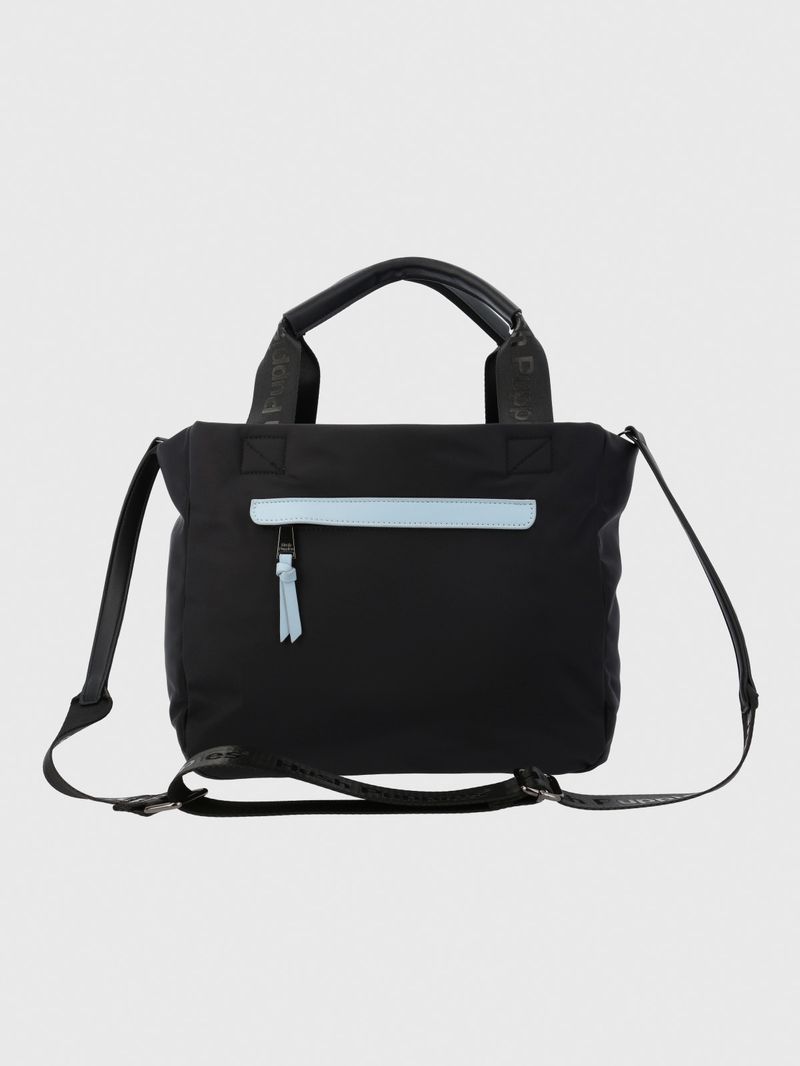 Cartera Poliéster Reciclado Mujer Royle Tote Negro Hush Puppies