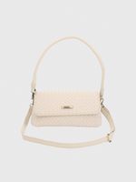Cartera Ecocuero Mujer Brass Bag Blanco Hush Puppies