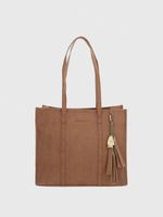 Cartera Ecocuero Mujer Dann Tote Café Hush Puppies