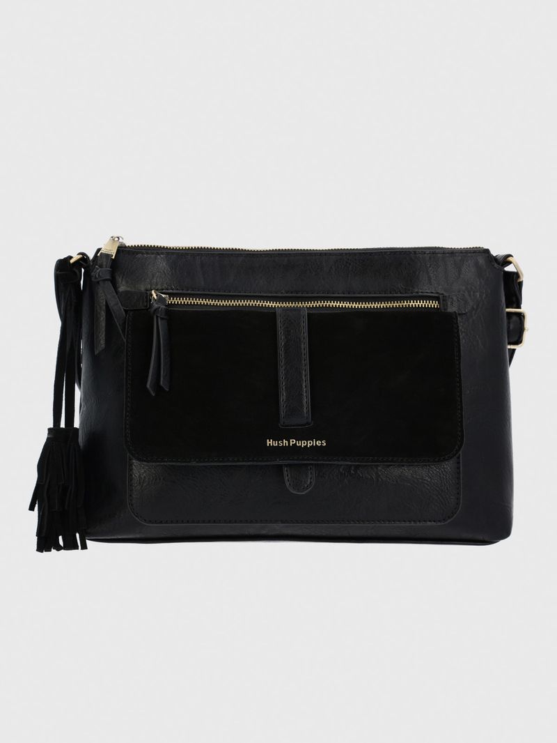 Cartera Ecocuero Mujer Lennon Bag Negro Hush Puppies