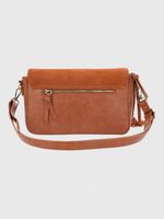 Cartera Ecocuero Mujer Ledger Cross Café Hush Puppies