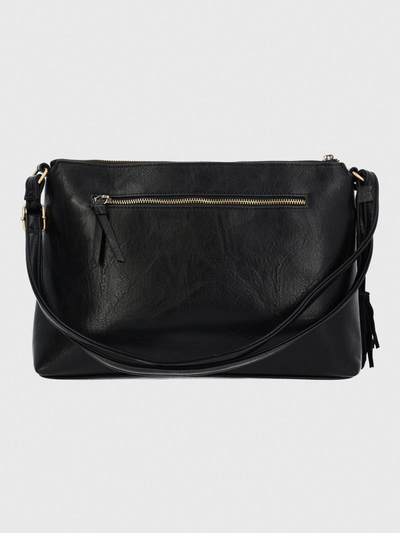 Cartera Ecocuero Mujer Lennon Bag Negro Hush Puppies